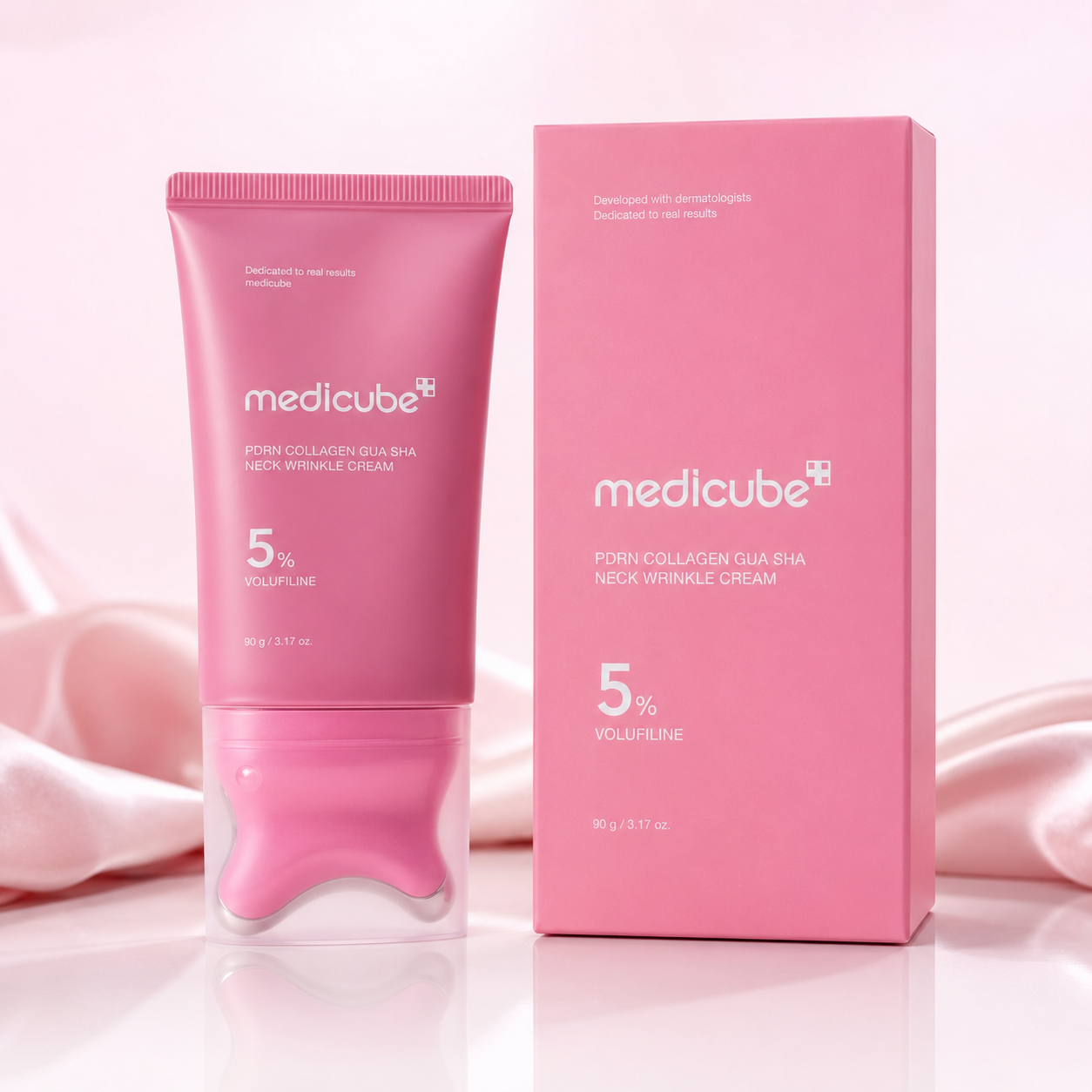 medicube PDRN Collagen Gua Sha Neck Wrinkle Cream